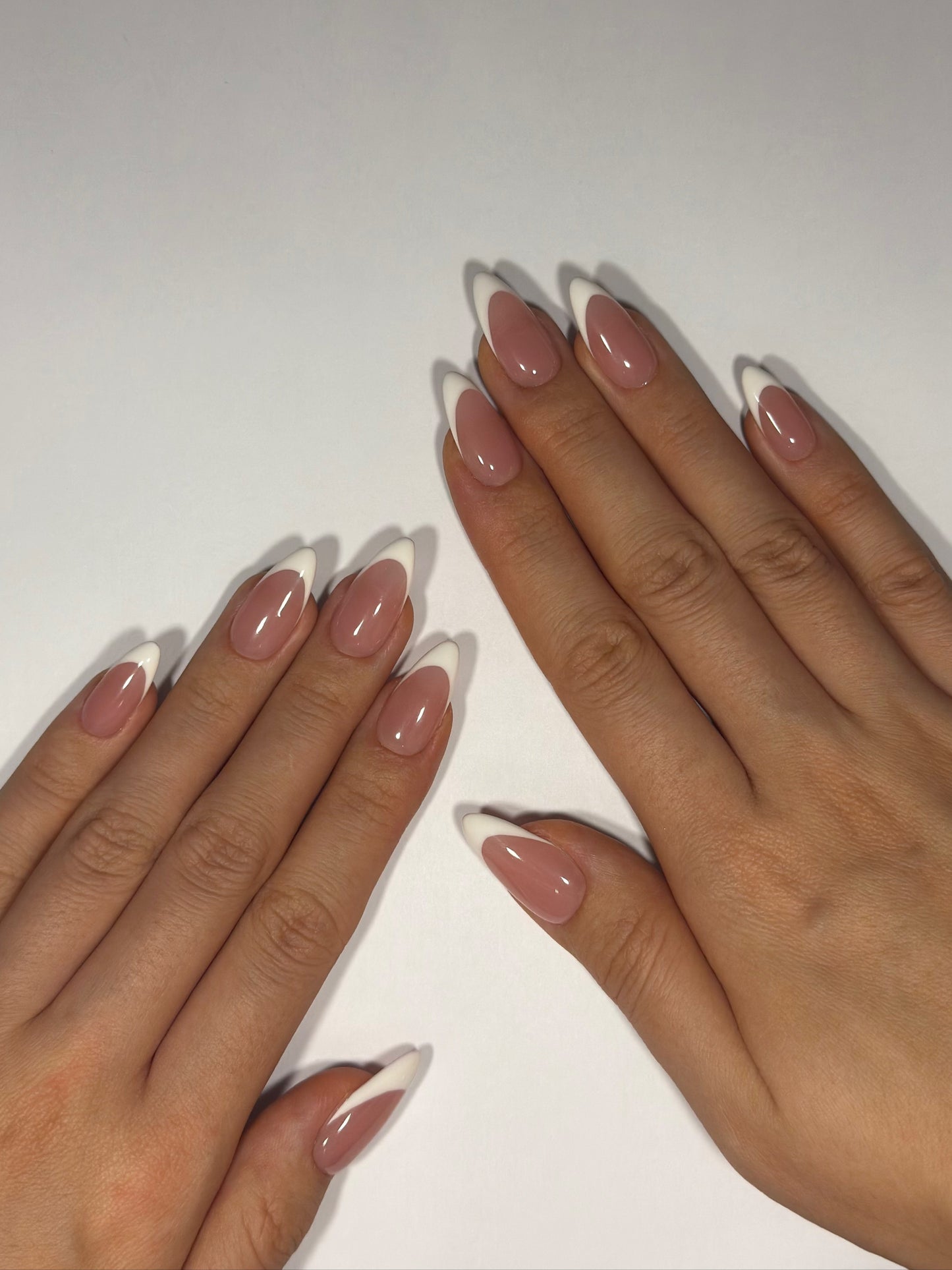 Salon-quality French Tip Press-on Nails for Work, Everyday Nails Soft Glam Clean Girl Soft Girl | Secure The Nails