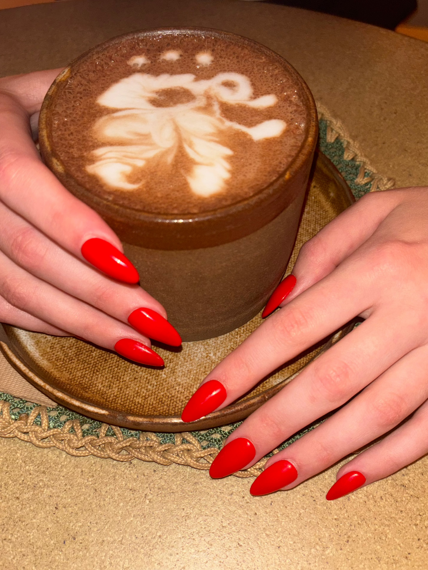 Red Almond Press-on Nails for Summer, Date Night Nails, Long-lasting Salon-quality | Secure The Nails