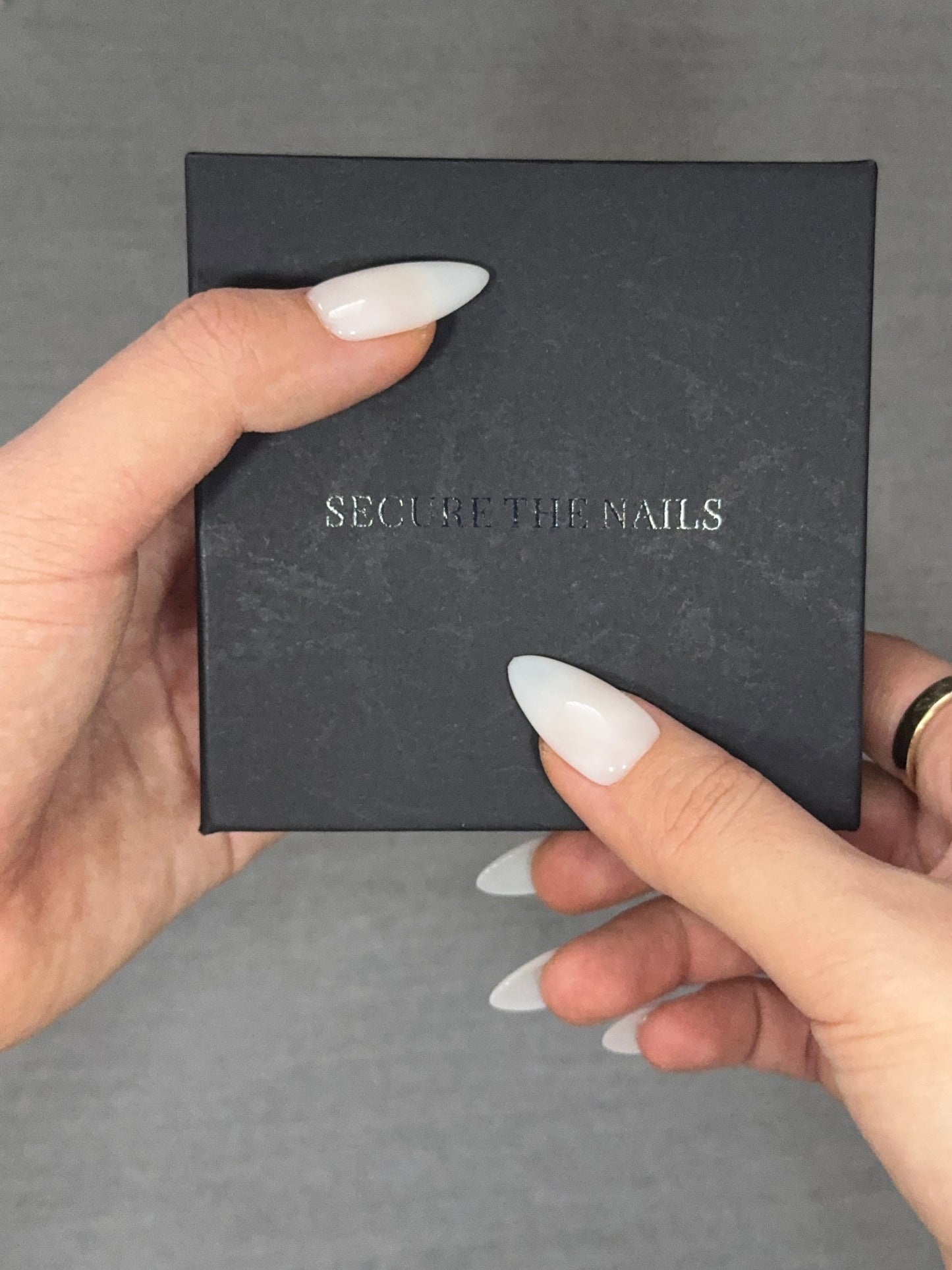 White Almond Press-on Nails for Everyday, Long-lasting Salon-quality | Secure The Nails