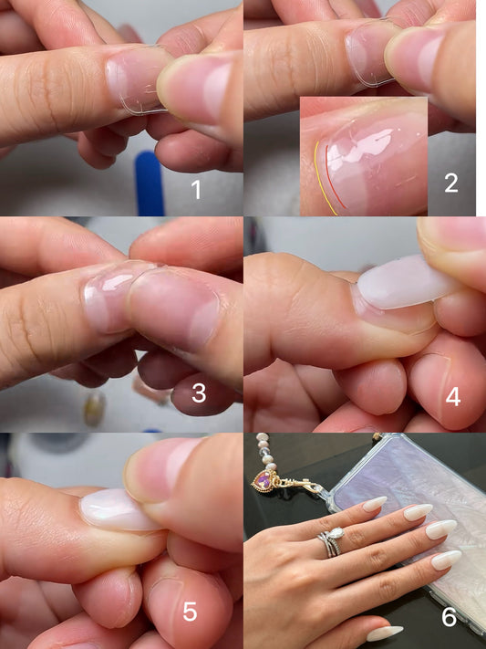 How to make gel sticker press-on nails last longer