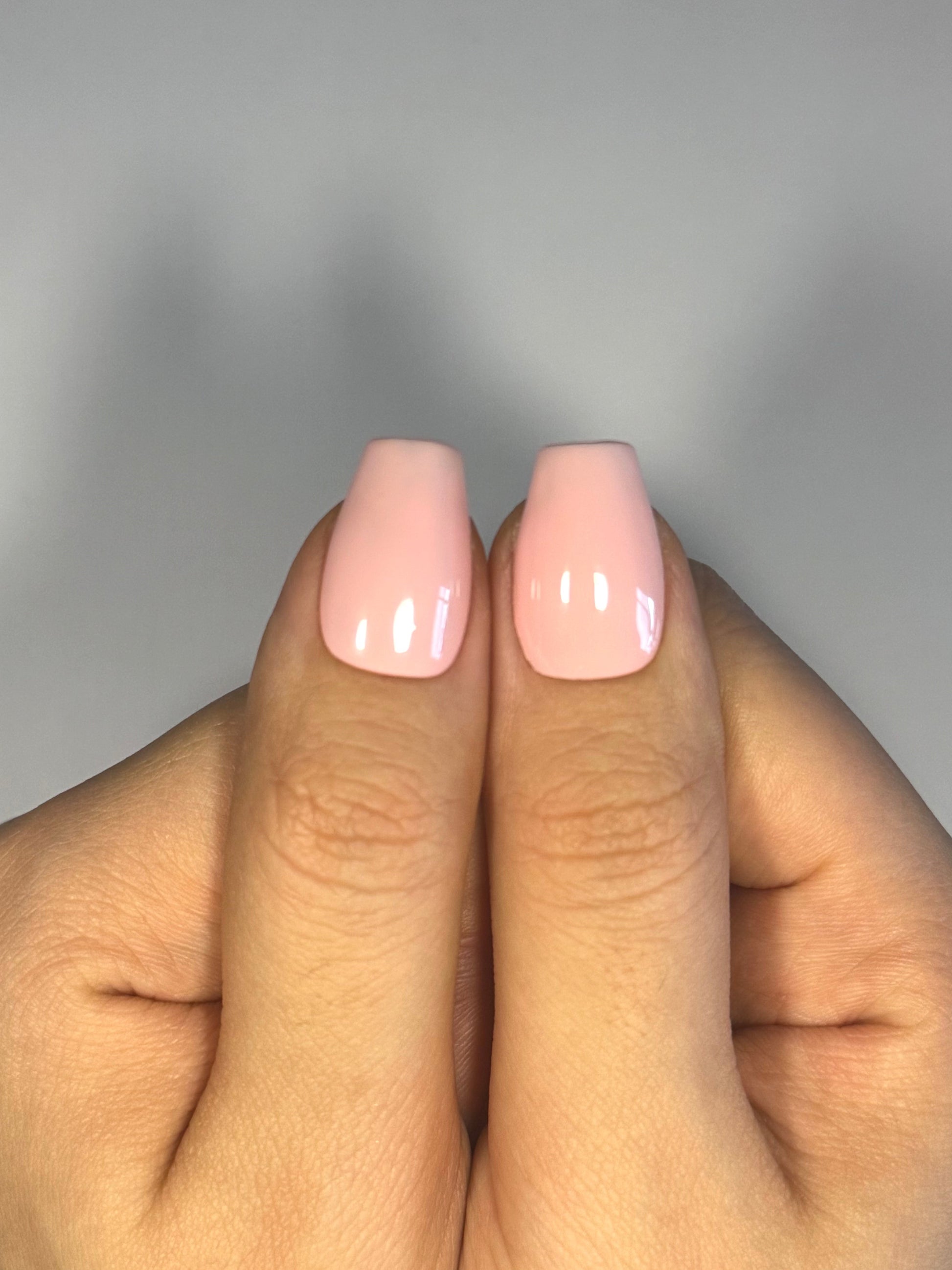 Pink Nude Soft Beige Neutral Pastel Coffin Ballerina Press On Nails, Soft girl princess nails, clean IT Girl nails|  Secure The Nails