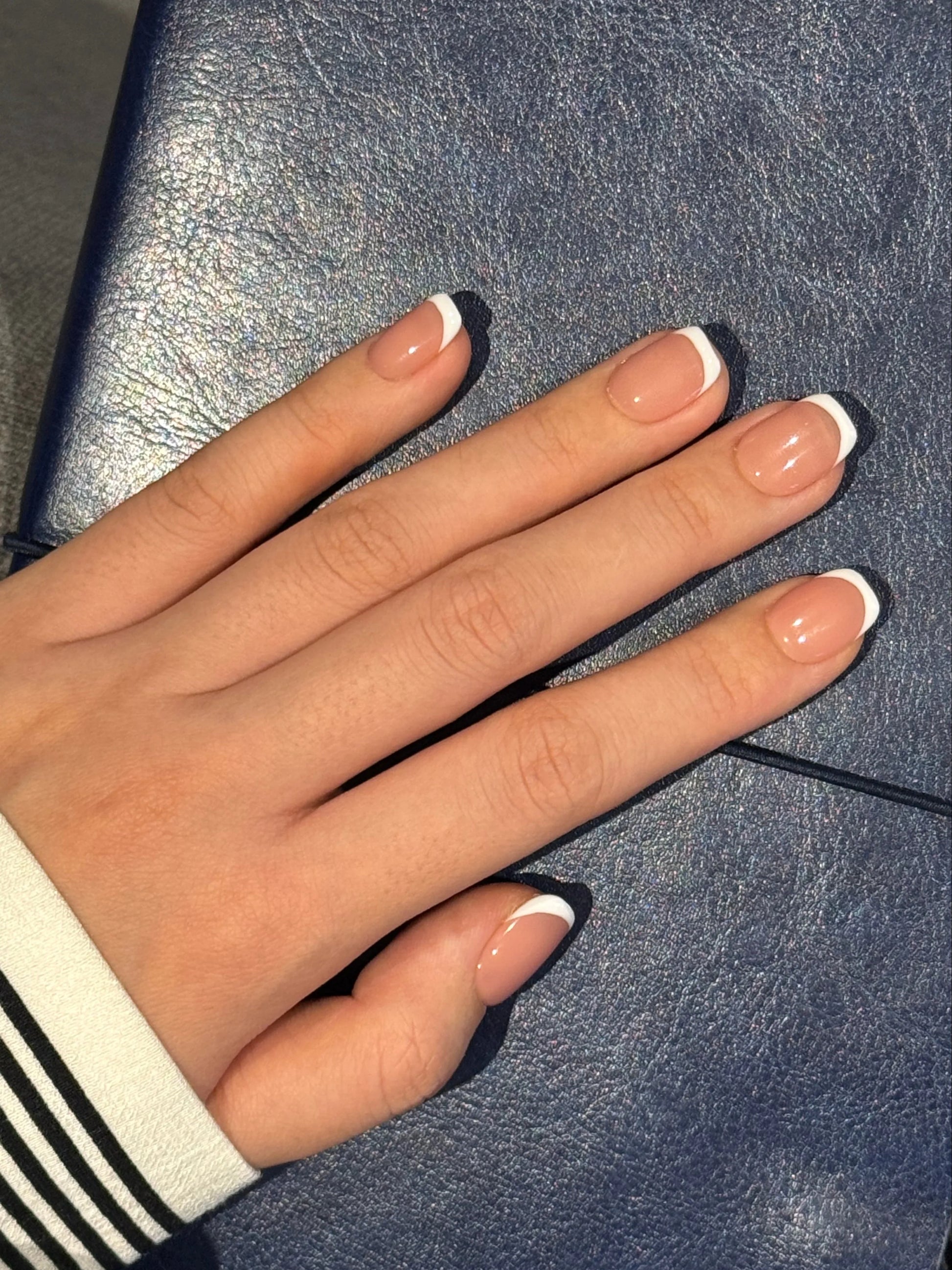 Short French Tip Press-on Nails for Everyday, Long-lasting, Salon-quality, Easy to apply | Secure The Nails